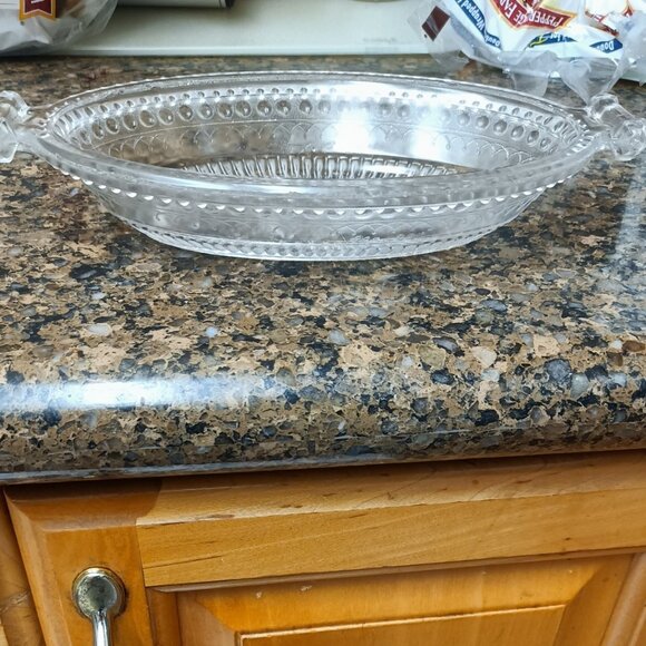 ANTIQUE ADAMS & CO EAPG GOOD LUCK HORSESHOE / PRAYER RUG PATTERN GLASS - Picture 4 of 7